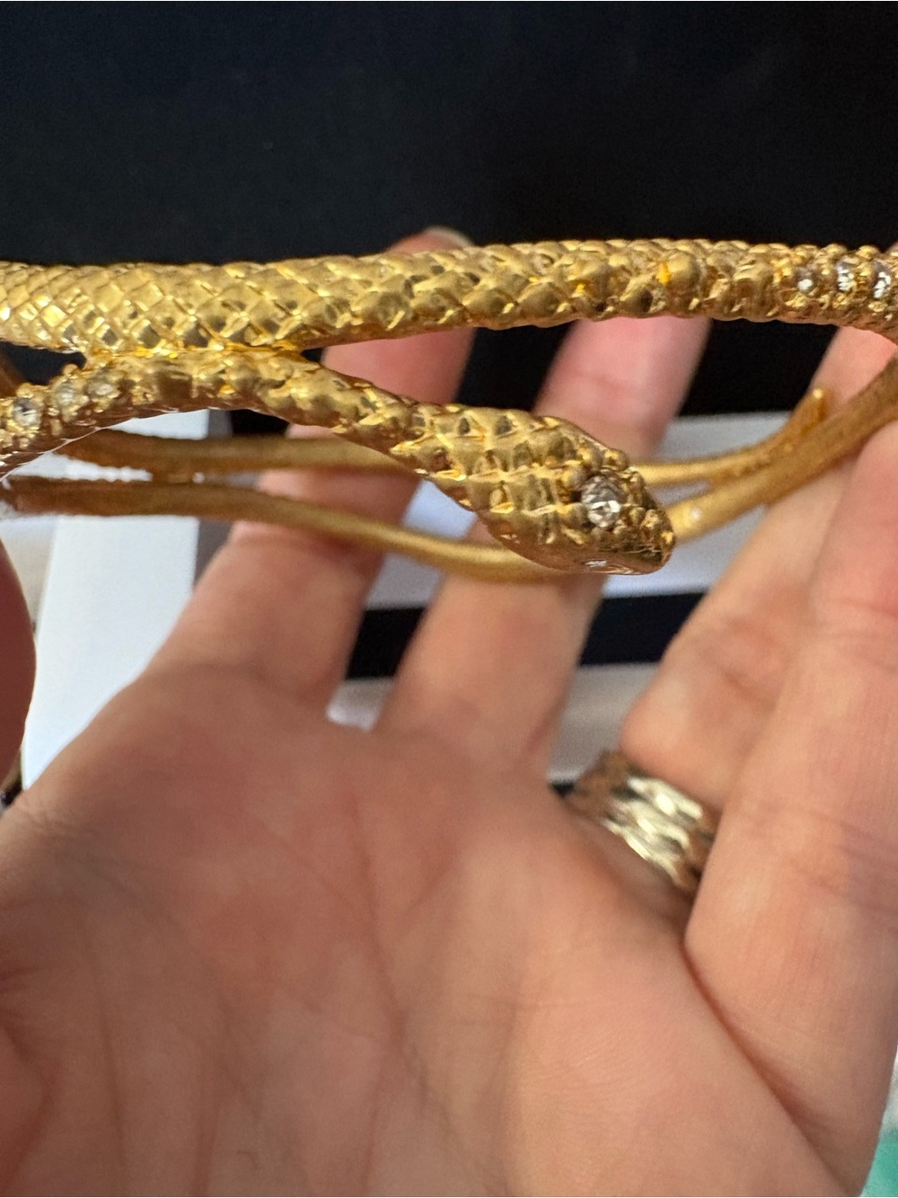 Kendra Scott Sold Out Phoenix Snake Wrap Bracelet in Vintage Gold